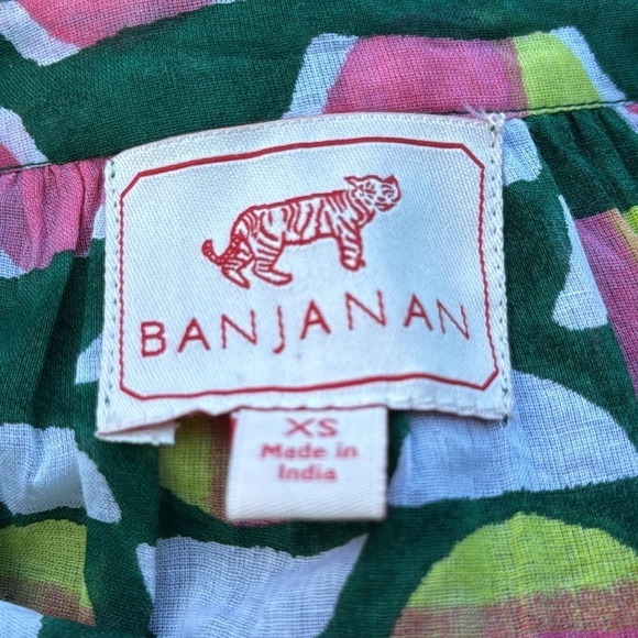 Banjanan cotton button up shirt, size XS - Picture 5 of 7